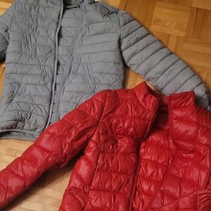 Two puffer coats